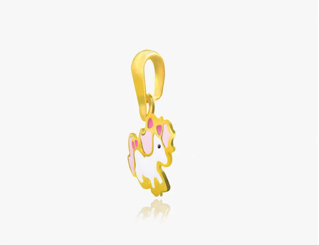 18K Gold The Dancing Pony Pendant <br> Storybook Collection