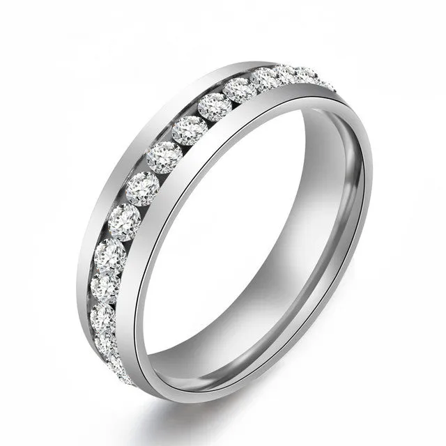 925 silver pair diamond rings for couple