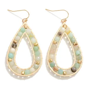 Amazonite Teardrop Earrings