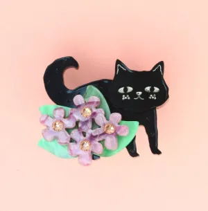 Black Cat Brooch