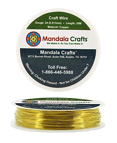 Copper Wire for Jewelry Making - Metal Craft Wire for Crafts
