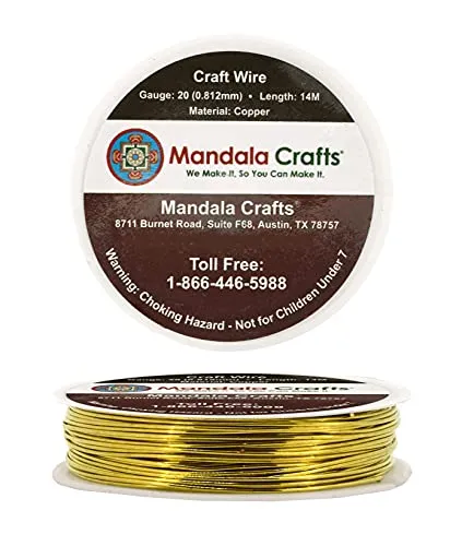 Copper Wire for Jewelry Making - Metal Craft Wire for Crafts