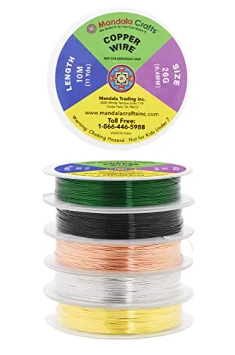 Copper Wire for Jewelry Making - Metal Craft Wire for Crafts