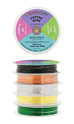 Copper Wire for Jewelry Making - Metal Craft Wire for Crafts
