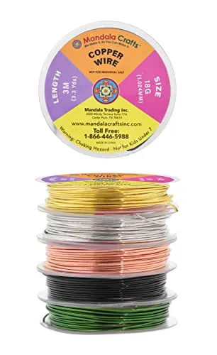 Copper Wire for Jewelry Making - Metal Craft Wire for Crafts
