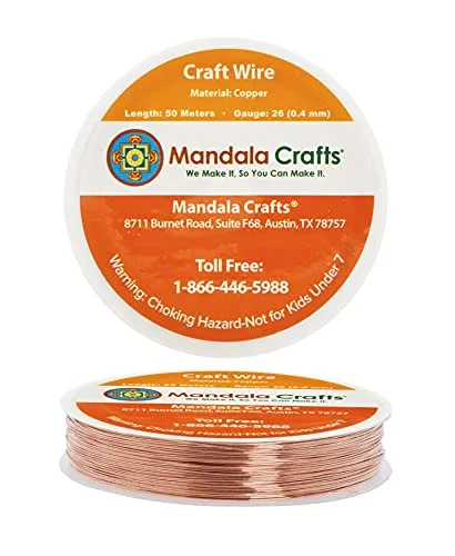 Copper Wire for Jewelry Making - Metal Craft Wire for Crafts
