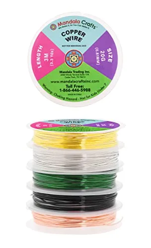 Copper Wire for Jewelry Making - Metal Craft Wire for Crafts