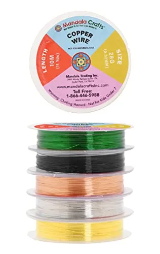 Copper Wire for Jewelry Making - Metal Craft Wire for Crafts