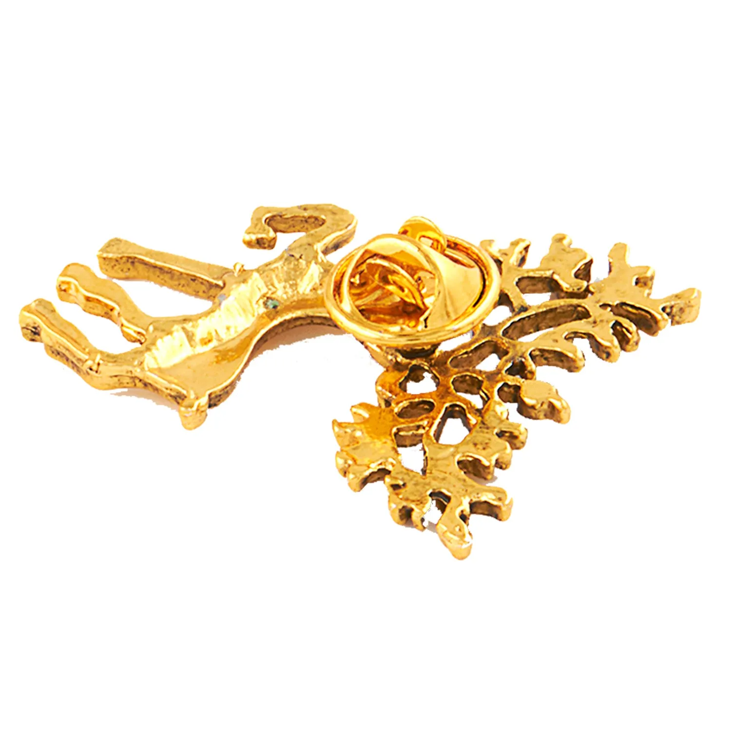Deer Shirt Stud / Brooch Pin