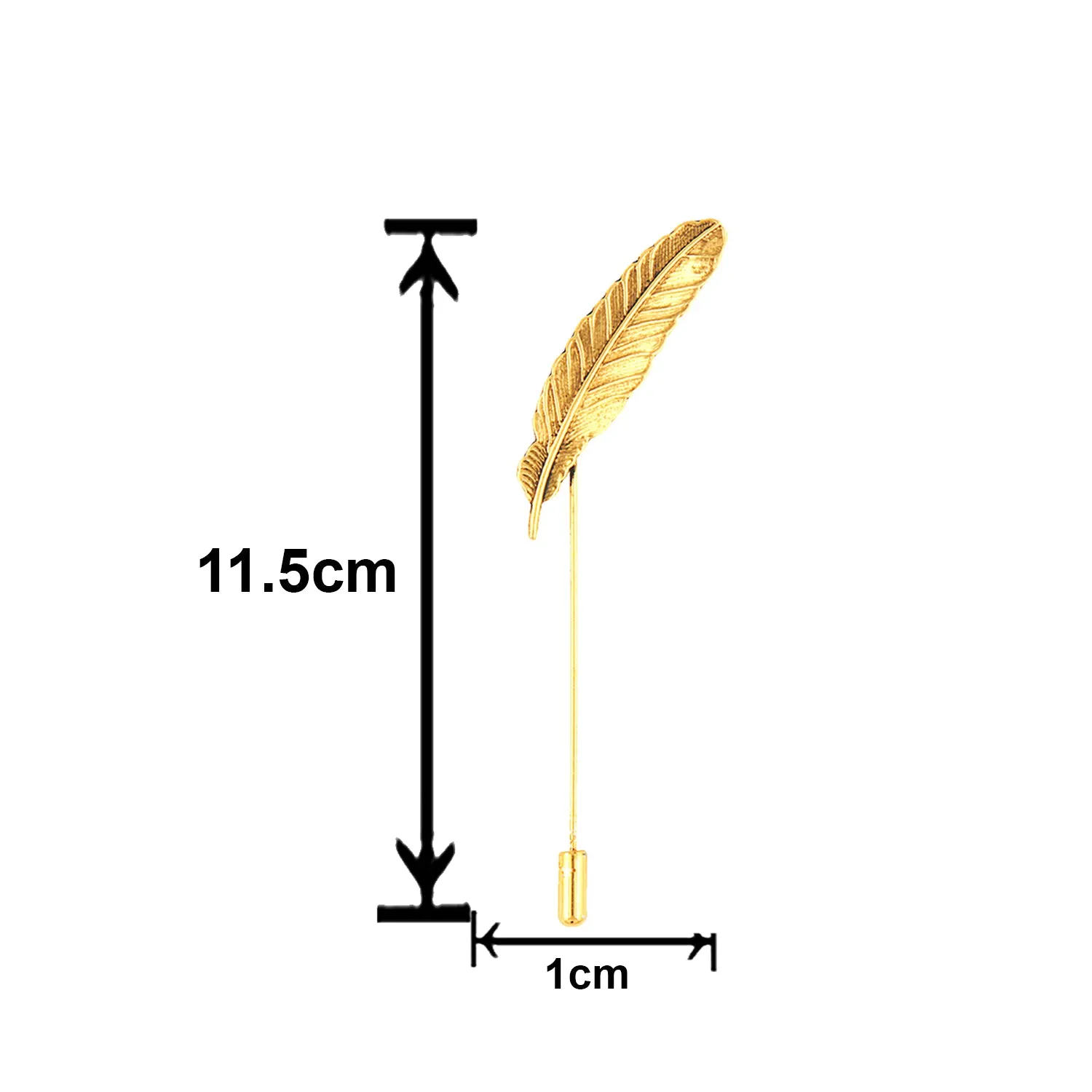 Elegant Leaf Lapel / Brooch Pin