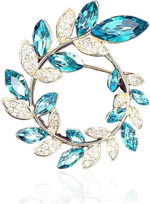Elegant Wreath Brooch Heart Brooch Ballet Dancer Brooch Leaf Brooch Pin Fashion Style