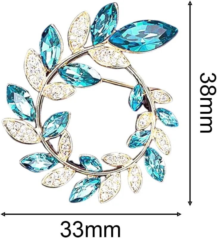 Elegant Wreath Brooch Heart Brooch Ballet Dancer Brooch Leaf Brooch Pin Fashion Style