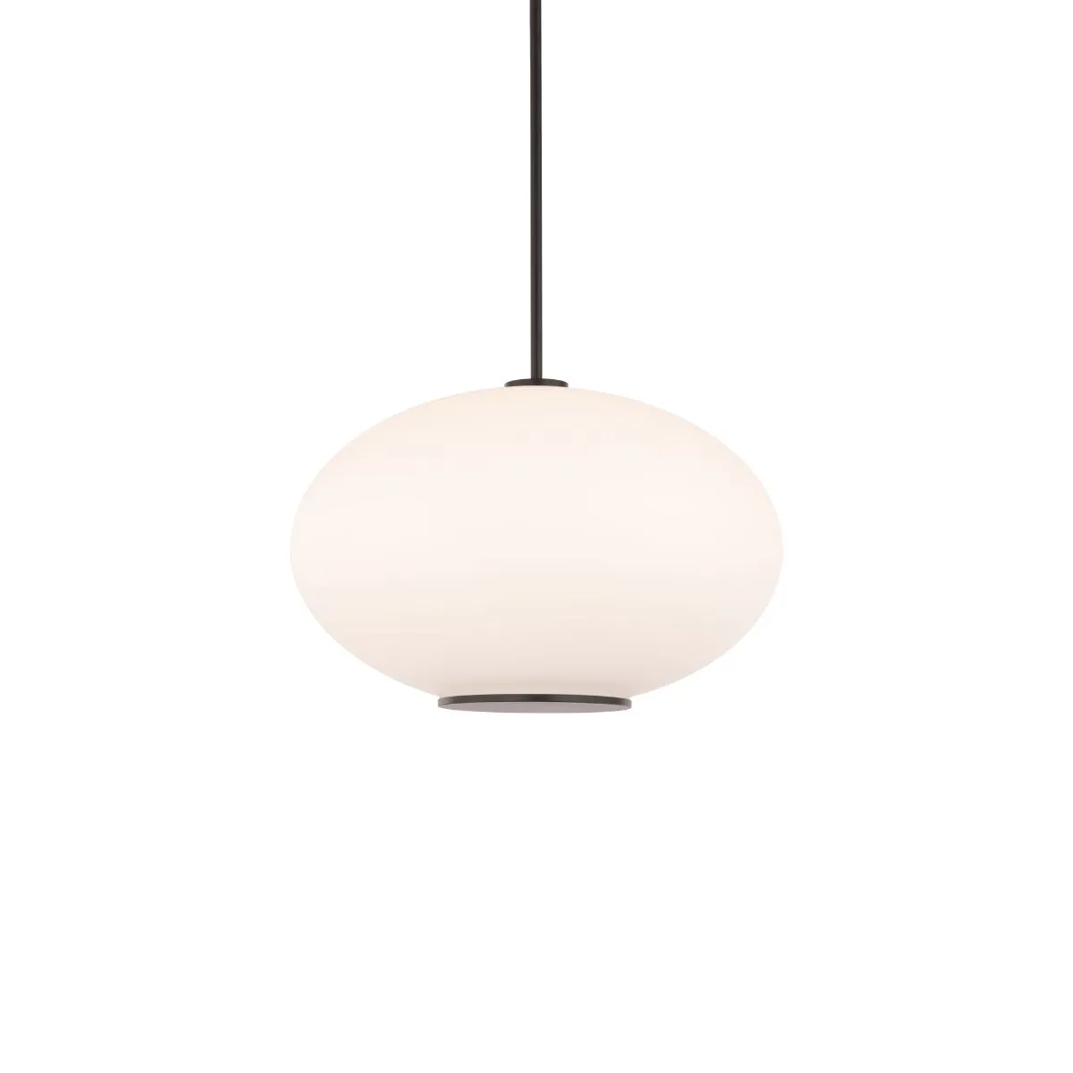 Illusion 16 in. LED Pendant Light 2700K Black finish