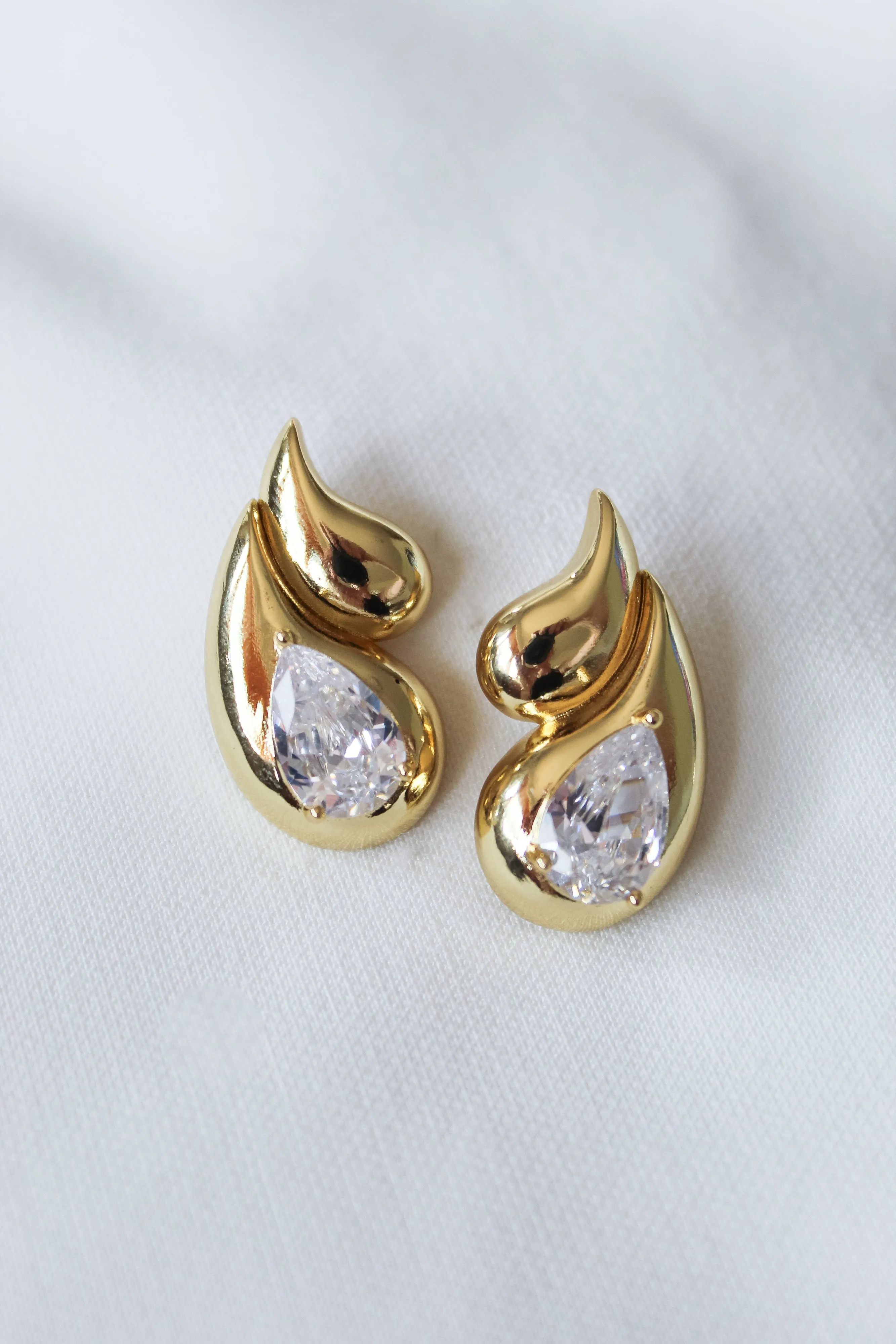 Kinsey Designs Double Drop CZ Stud Earring
