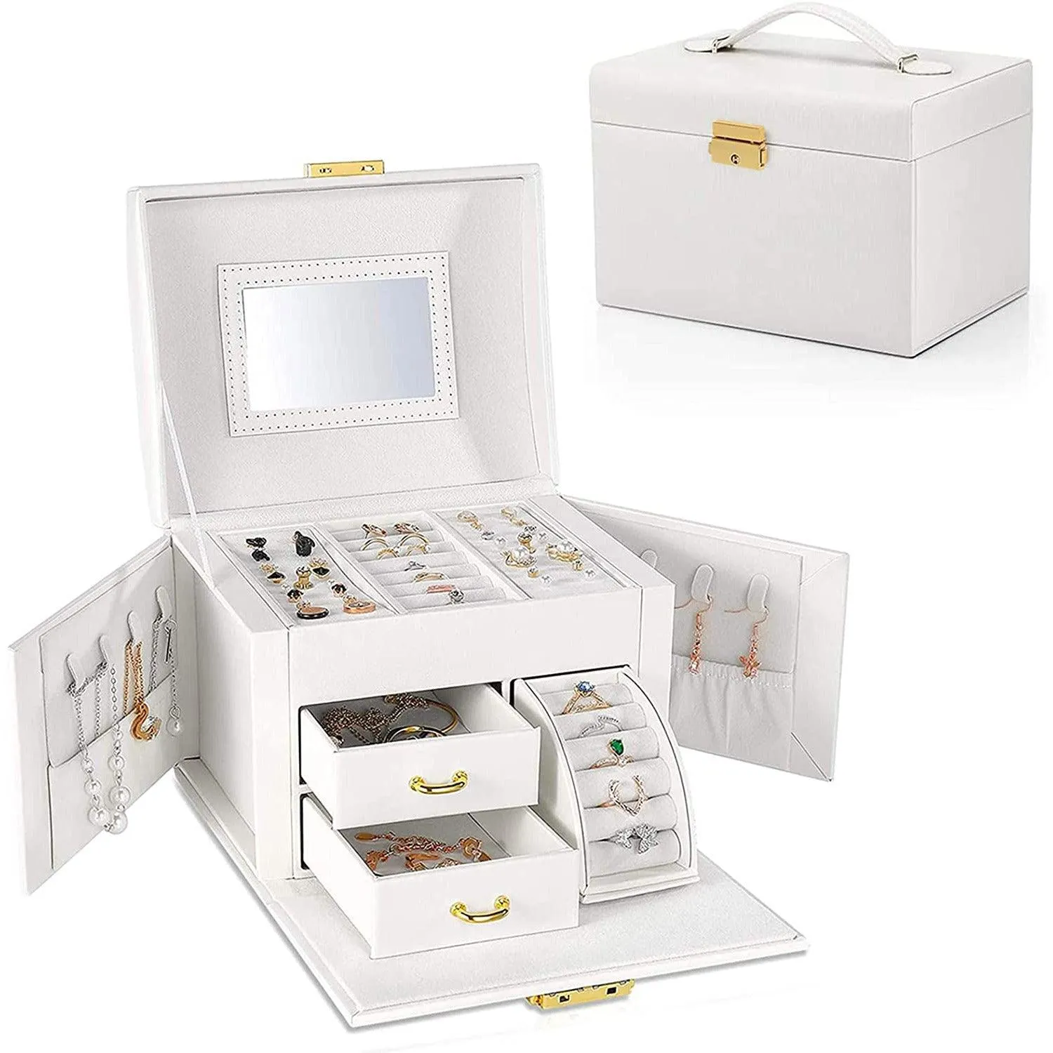 Large-Capacity Jewelry Organizer Box
