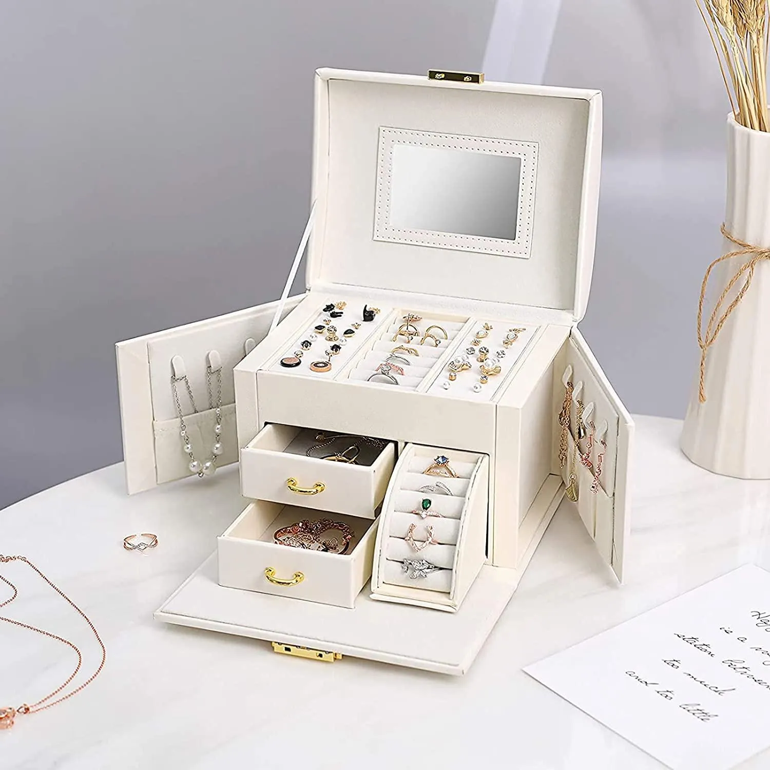 Large-Capacity Jewelry Organizer Box