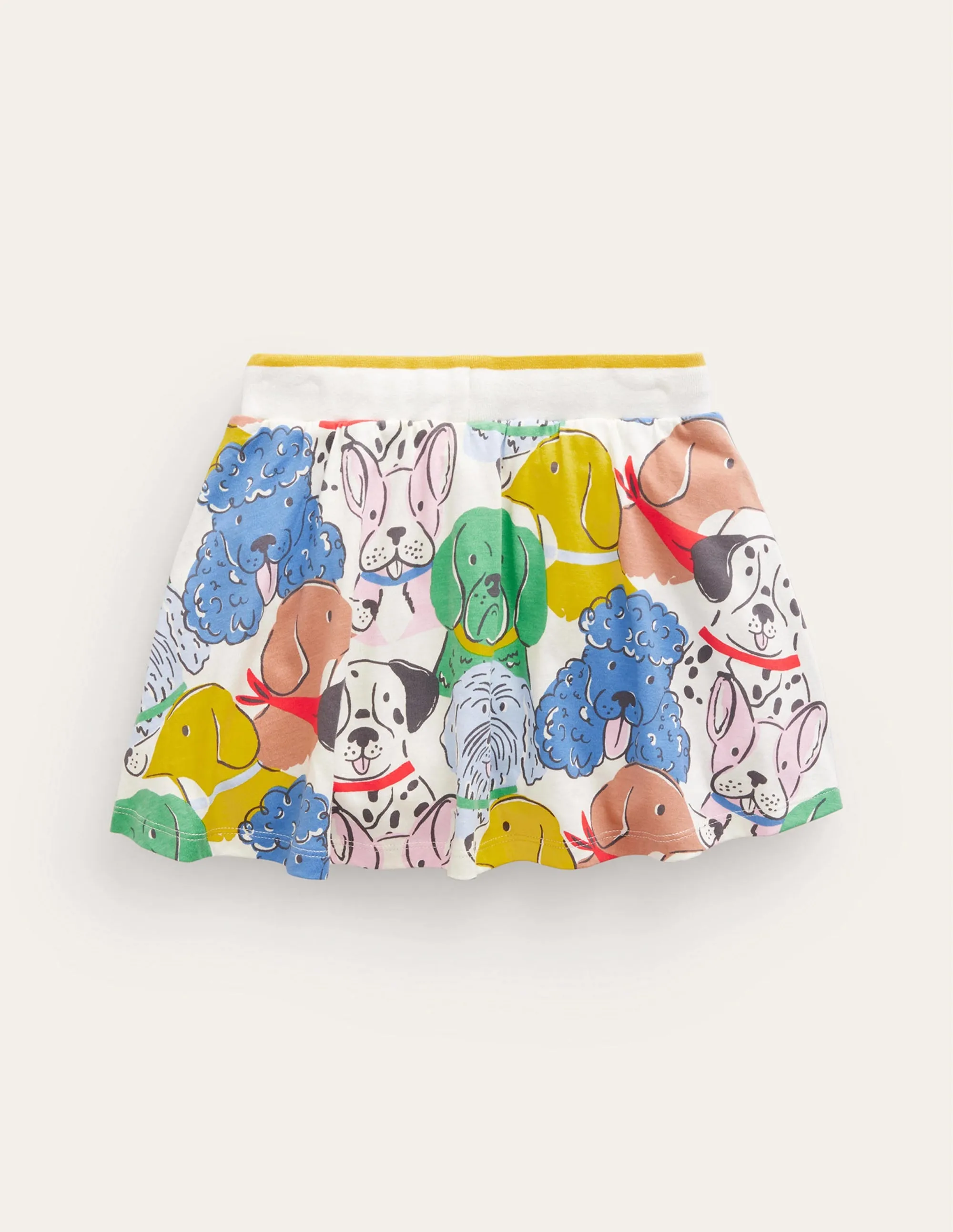 Printed Jersey Skort-Multi Desert Animals