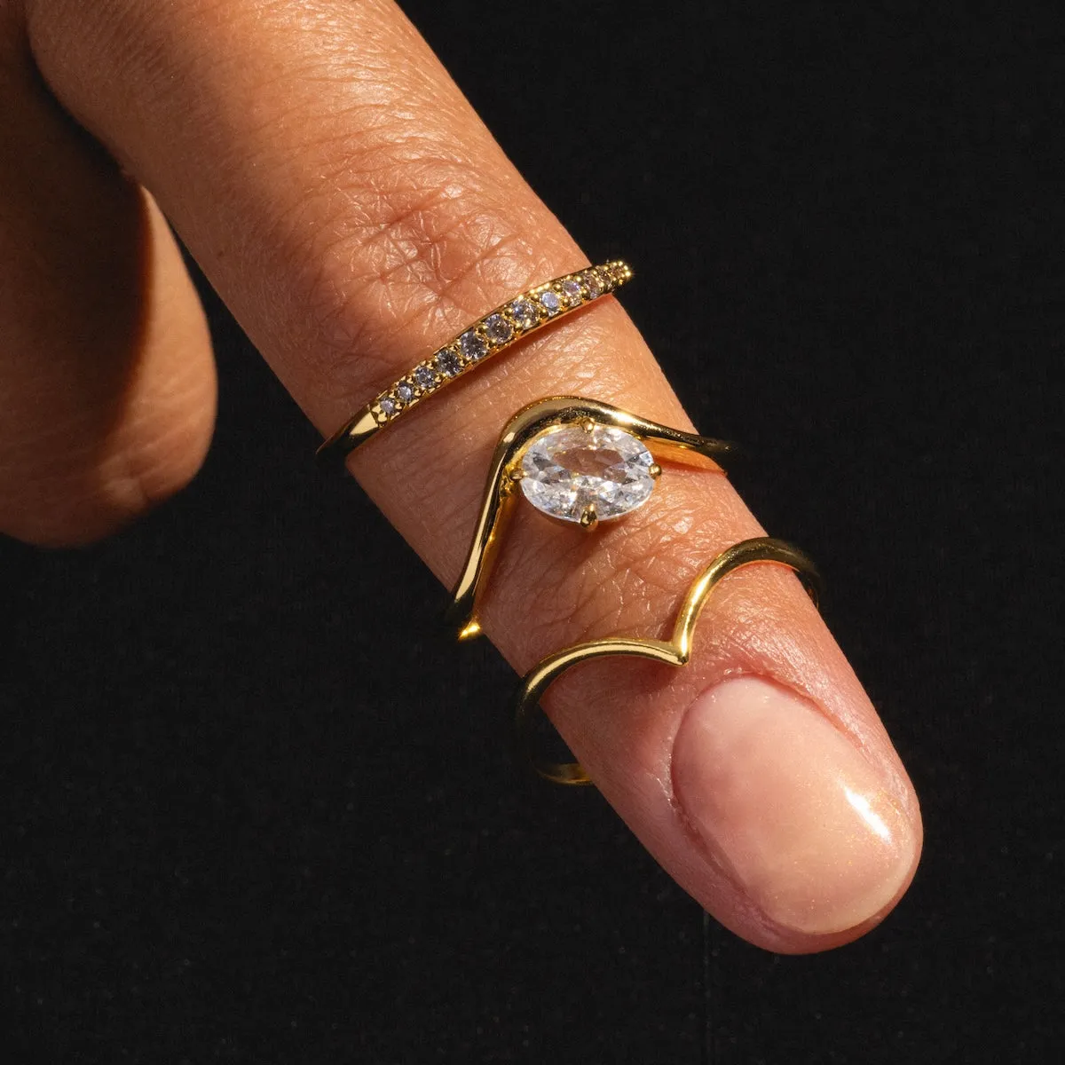 Renaissance Curved Stacking Ring