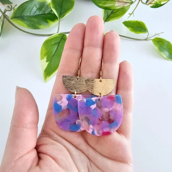 Spiffy & Splendid- Harper Earrings - Cotton Candy